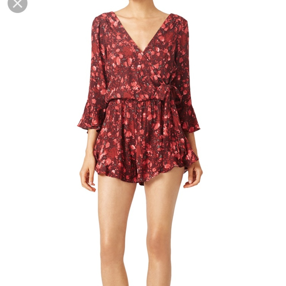 Free People Floral Romper